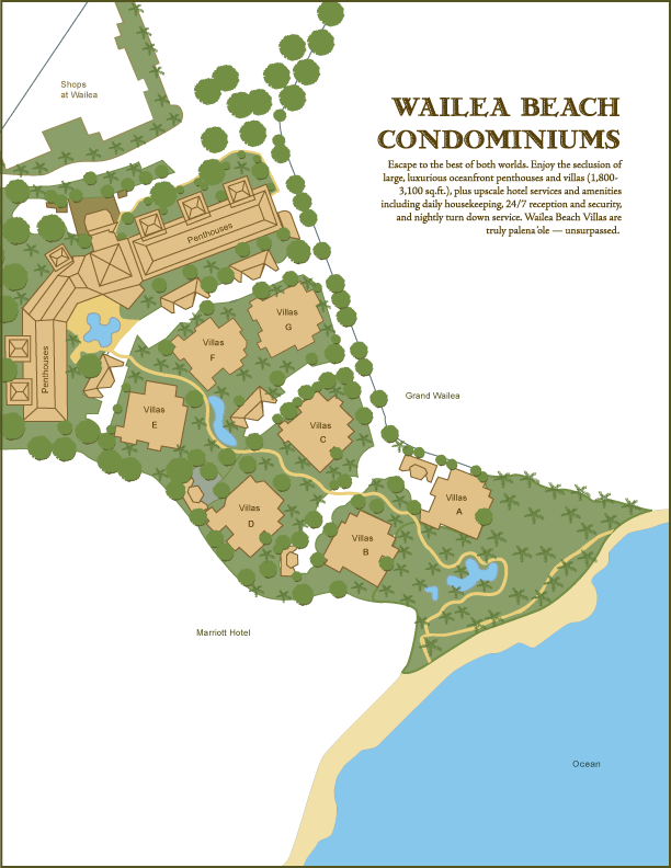 Wailea Beach Villas, : Site Map