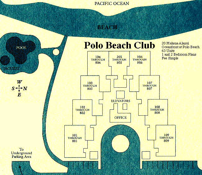 Polo Beach Club, : Site Map