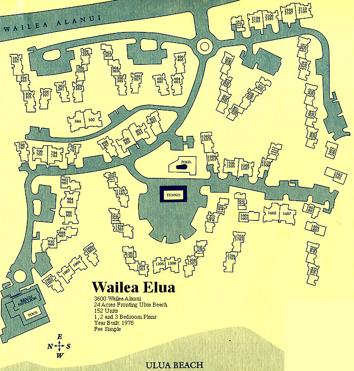 Wailea Elua I A, : Site Map
