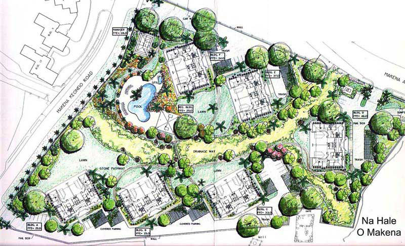 Na Hale O Makena, : Site Map